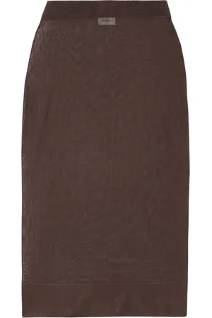 Saint Laurent Dames, Rokken, Bruin, Maat: L