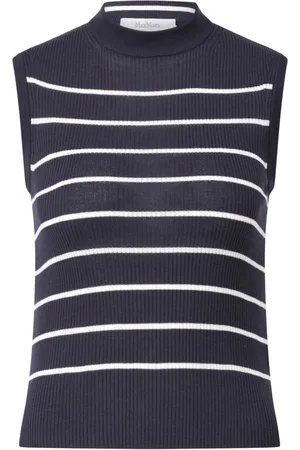 Max Mara Dames, Truien, Blauw, Maat: L