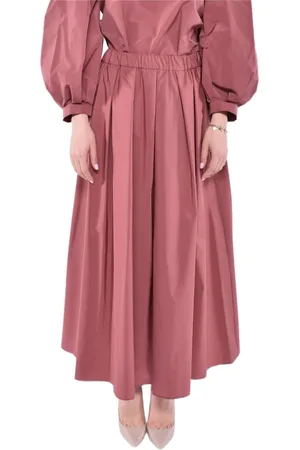 Max Mara Dames, Rokken, Bruin, Maat: L Katoen