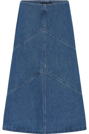 Bruuns Bazaar Dames, Rokken, Blauw, Maat: XS Denim