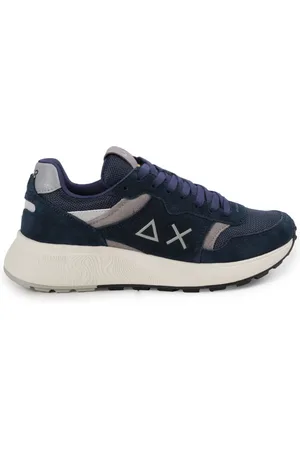 sun68 Heren, Schoenen, Blauw, Maat: 42 EU Leer