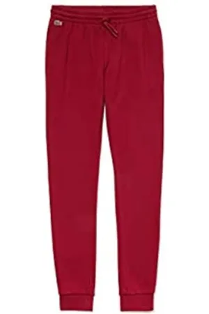Lacoste Dames, Broeken, Rood, Maat: 3XL Katoen