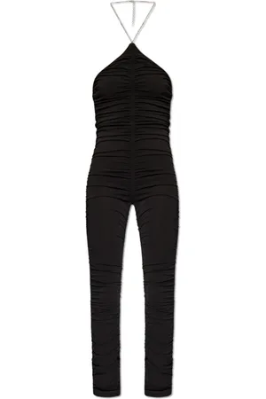 The Attico Dames, Jumpsuits & Playsuits, Zwart, Maat: 3XS Acryl