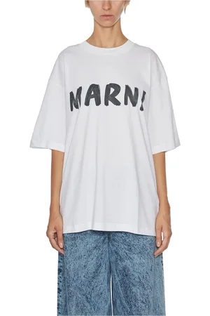 Marni Dames, Tops, Wit, Maat: 2XS Katoen
