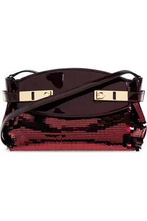 Salvatore Ferragamo Dames, Tassen, Rood, Maat: ONE Size Leer