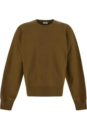 Saint Laurent Heren, Sweatshirts & Hoodies, Groen, Maat: S