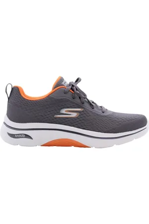 Skechers Heren, Schoenen, Grijs, Maat: 41 EU Synthetisch