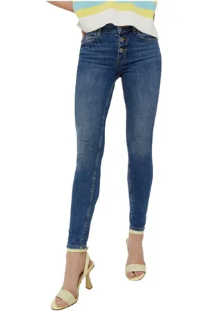 Liu Jo Dames, Jeans, Blauw, Maat: W26 Katoen