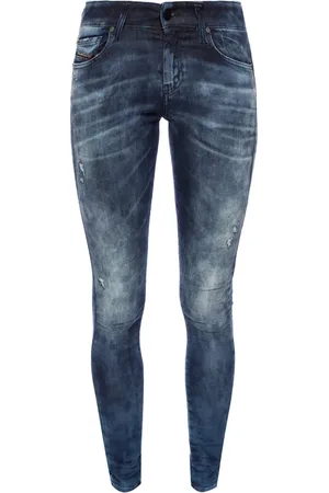 Diesel Dames, Jeans, Blauw, Maat: W24 L32 Katoen