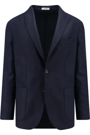 Boglioli Heren, Jassen, Blauw, Maat: XL Wol