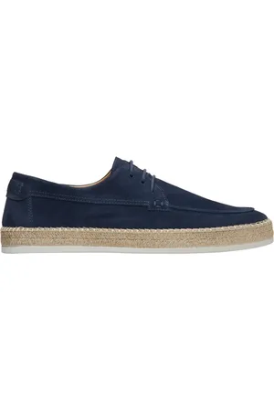 Estro Heren, Schoenen, Blauw, Maat: 44 EU Velours