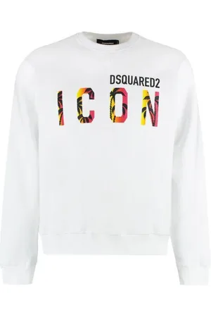 Dsquared2 Heren, Sweatshirts & Hoodies, Wit, Maat: 2XL