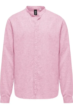 Bomboogie Heren, Overhemden, Roze, Maat: XL Katoen