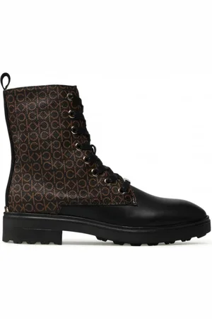 Calvin Klein Dames, Schoenen, Zwart, Maat: 38 EU Leer