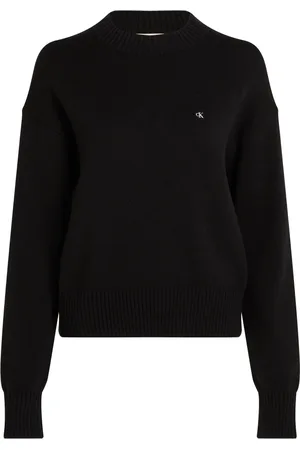 Calvin Klein Dames, Truien, Zwart, Maat: XS Katoen