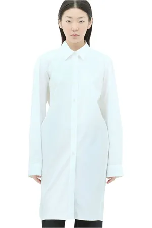 DRIES VAN NOTEN Dames, Blouses & Shirts, Wit, Maat: S Katoen