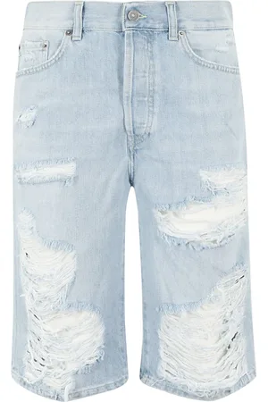 Dondup Dames, Korte broeken, Blauw, Maat: W27 Denim