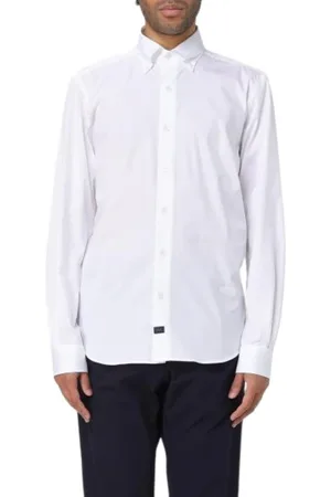 FAY Heren, Overhemden, Wit, Maat: XL
