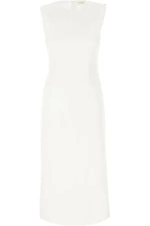 Sportmax Dames, Jurken, Wit, Maat: M Poliester