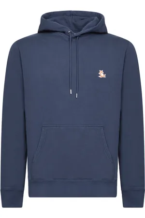 Maison Kitsuné Heren, Sweatshirts & Hoodies, Blauw, Maat: S Katoen