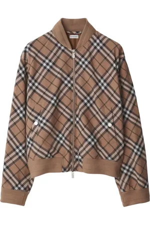 Burberry Heren, Jassen, Grijs, Maat: M Wol