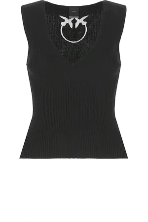 Pinko Dames, Tops, Zwart, Maat: XS Zijde