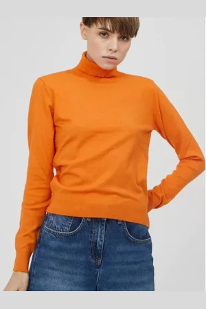Silvian Heach Dames, Truien, Oranje, Maat: S Nylon
