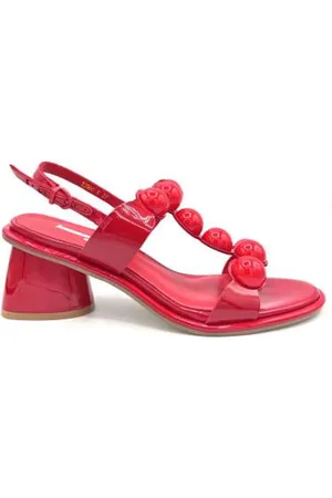 Jeannot Dames, Schoenen, Rood, Maat: 39 EU Leer