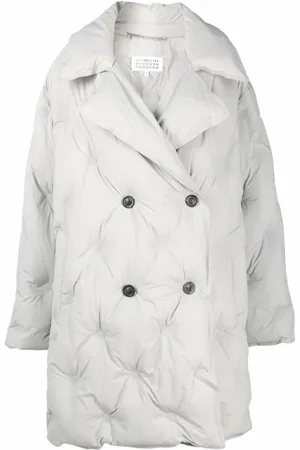 Maison Margiela Dames, Mantels, Grijs, Maat: XS