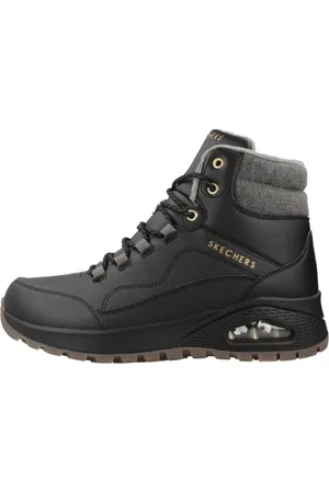 Skechers Dames, Schoenen, Zwart, Maat: 38 EU Leer
