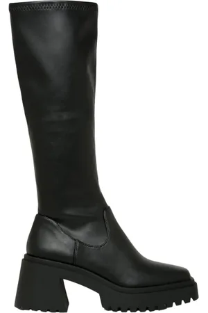 Steve Madden Dames, Schoenen, Zwart, Maat: 38 1/2 EU Leer