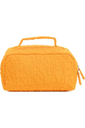 Emporio Armani Heren, Tassen, Oranje, Maat: ONE Size Poliester