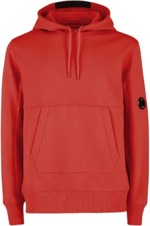 C.P. Company Heren, Sweatshirts & Hoodies, Rood, Maat: L Fleece