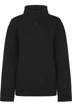Courrèges Dames, Truien, Zwart, Maat: M Wol
