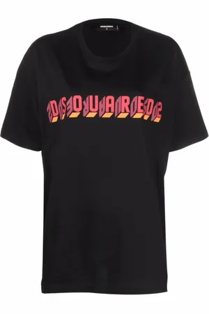 Dsquared2 Dames, Tops, Zwart, Maat: XS Katoen