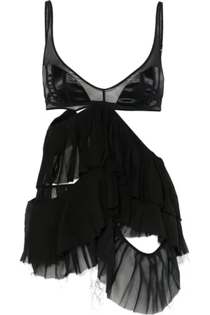 The Attico Dames, Tops, Zwart, Maat: XS