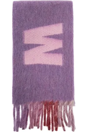 Marni Dames, Accessoires, Paars, Maat: ONE Size Wol