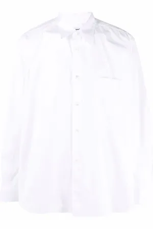 Comme des Garçons Heren, Overhemden, Wit, Maat: XL Katoen