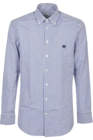 Etro Heren, Overhemden, Blauw, Maat: S
