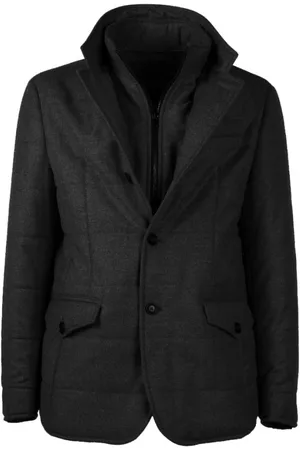 Loro Piana Heren, Jassen, Zwart, Maat: M Wol