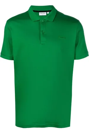 Calvin Klein Heren, Tops, Groen, Maat: S Katoen