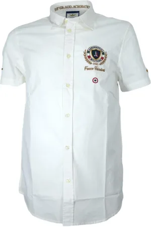 Aeronautica Militare Heren, Overhemden, Wit, Maat: 3XL Katoen