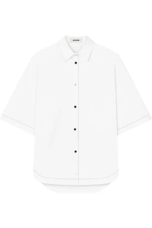AERON Dames, Blouses & Shirts, Wit, Maat: M