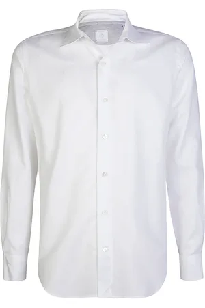 ELEVENTY Heren, Overhemden, Wit, Maat: 2XL Katoen
