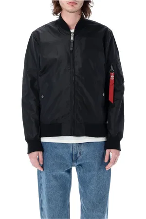 Alpha Industries Heren, Jassen, Zwart, Maat: M Nylon