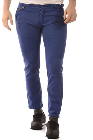 D.A. Daniele Alessandrini Heren, Broeken, Blauw, Maat: W30 Katoen