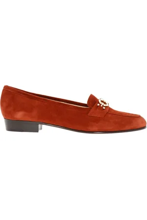 Salvatore Ferragamo Dames, Schoenen, Rood, Maat: 37 1/2 EU Leer