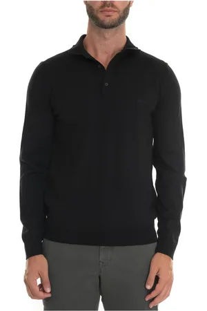 HUGO BOSS Heren, Tops, Zwart, Maat: 3XL Wol