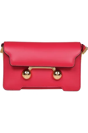 Marni Dames, Tassen, Rood, Maat: ONE Size Leer