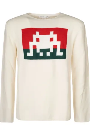 Comme des Garçons Heren, Truien, Wit, Maat: S Wol